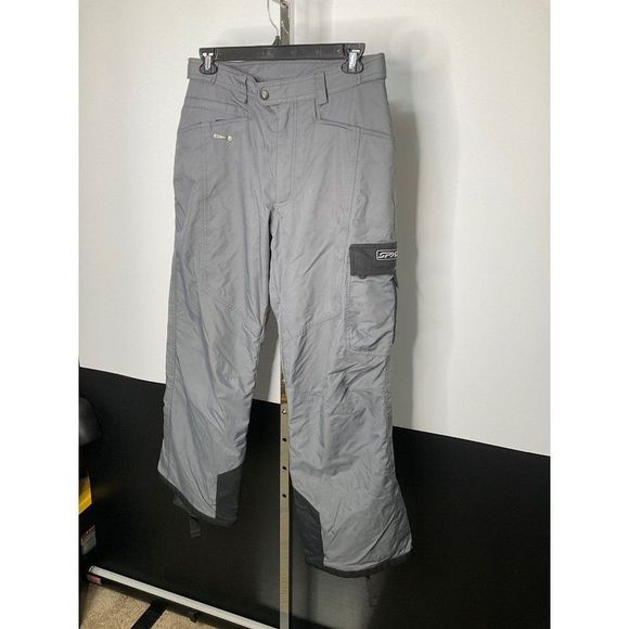 Spyder Mens  XTL Gray Ski Pants Thinsulate Insulation Medium - Picture 2 of 10